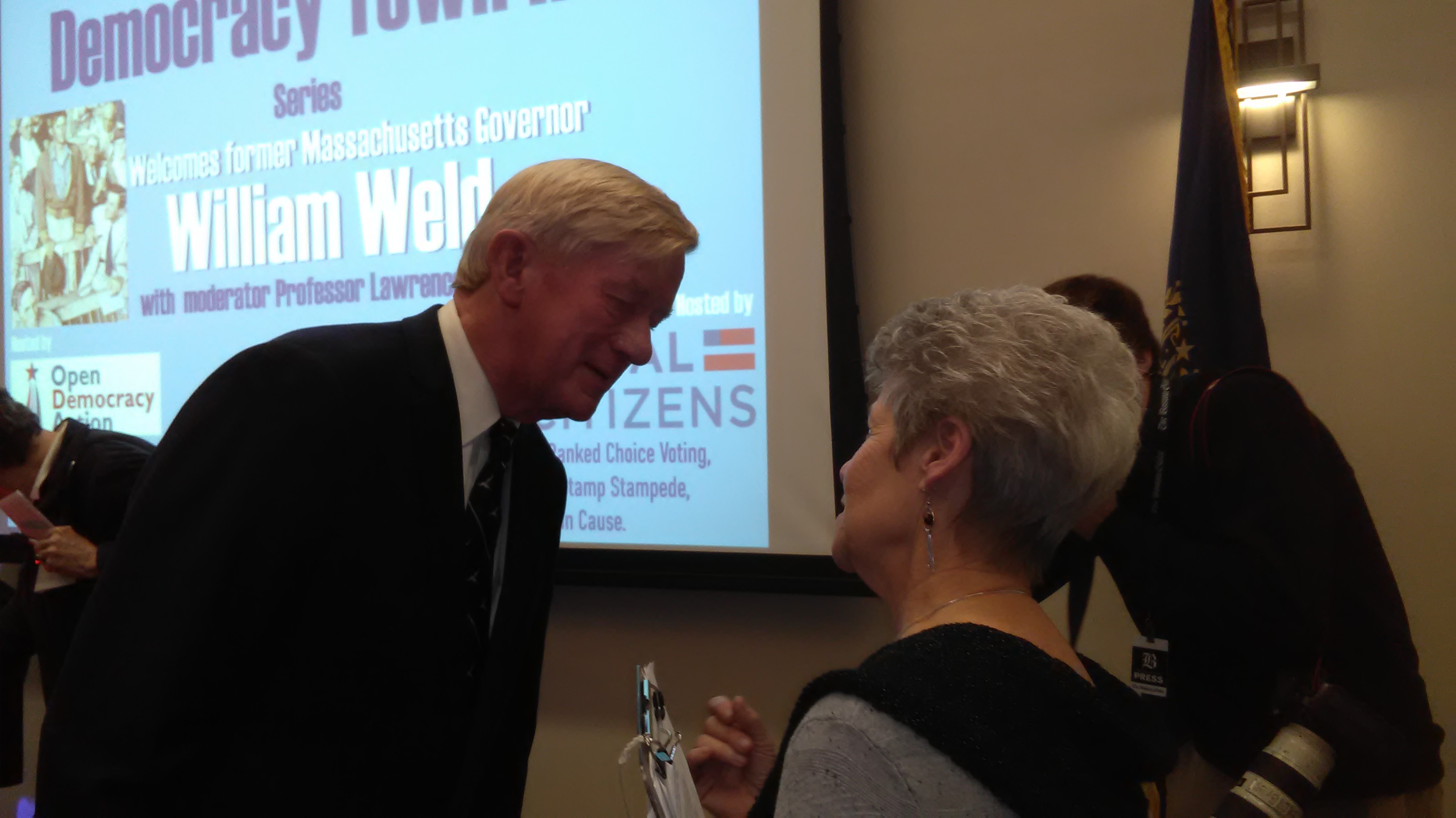 Getting pledge to support Amendment