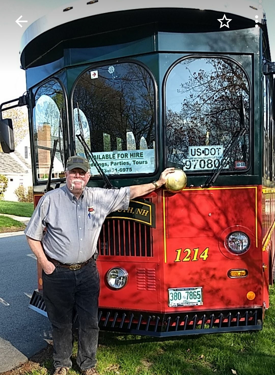 Prendergast with trolley