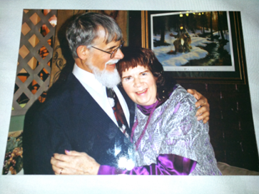 Lavoie with his wife