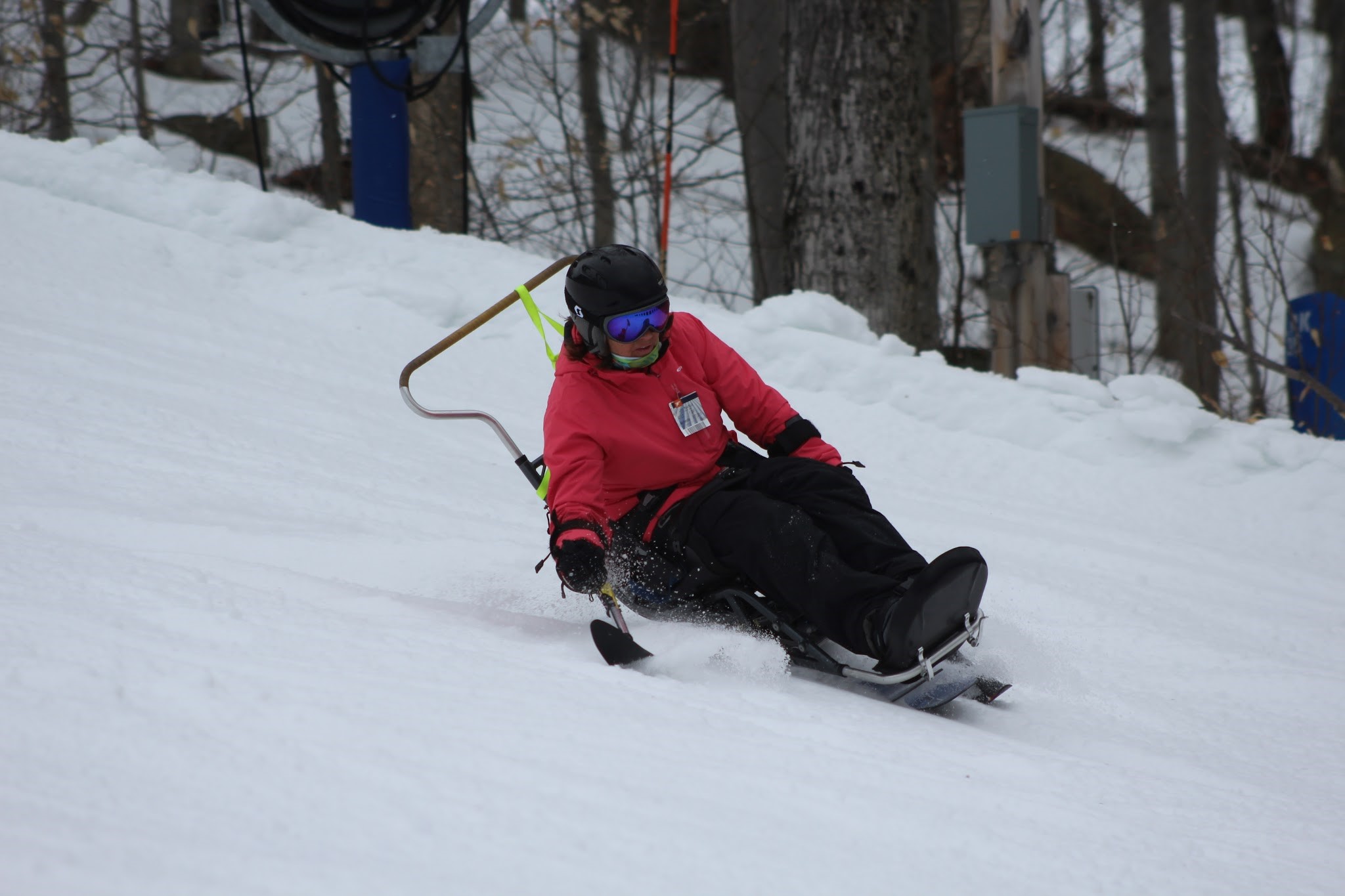 Wendy Katsekas skiing